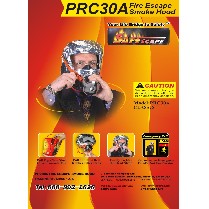 PRC30A LARGE HARD CASE FIRE ESCAPE SMOKE HOOD